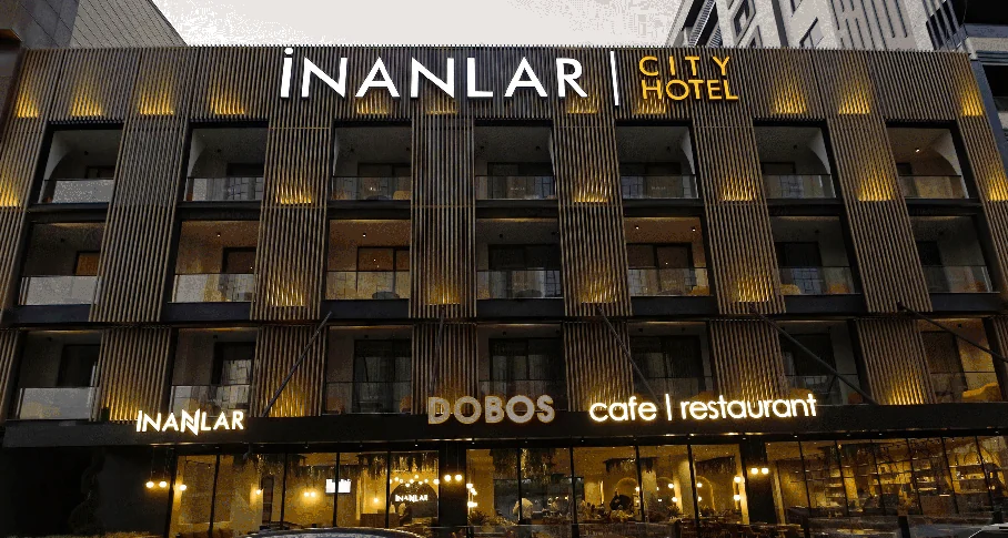 İnanlar City Hotel’in dış cephesi